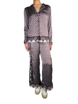 Set Blusa Y Pantalón Satinado