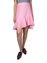 Falda Lino Rosada