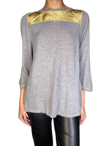 Sweater Cuello Dorado