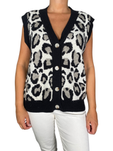 Sweater Sin Mangas Animal Print