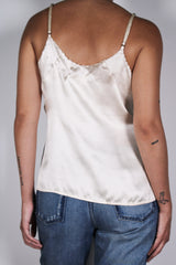 Blusa Satinada All White