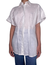 Blusa Manga Corta Blanca