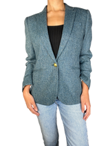Blazer Azul Blanco