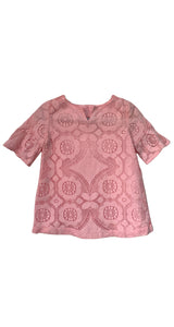 Vestido Encaje Rosado