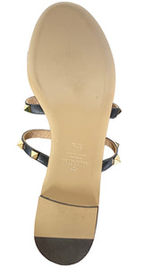 Sandalias Negras Tachas