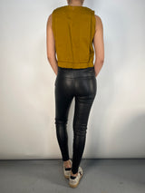 Blusa Denim Verde Oliva