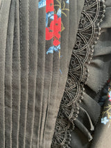 Vestido Negro Estampado