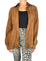 Sobrecamisa Cuero Café