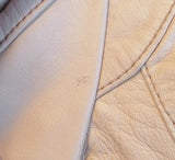 Chaqueta Cuero Camel