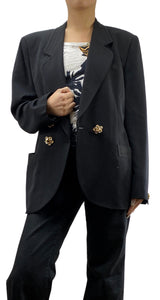 Blazer Negro Lana