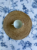 Juego De Vajilla Blanco Con Borde Platedo 62 Piezas