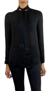 Blusa Seda Traslúcida