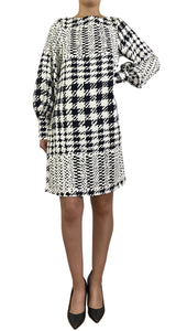 Vestido Diseño Blanco Negro