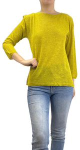 Polera Tejida Amarilla