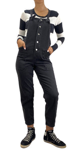 Jardinera Denim Negra