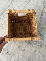 Canasto Asas de Madera