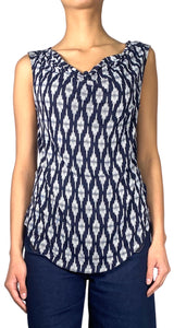 Polera Blanco y Negro