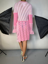 Vestido Tejido Rosado