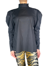 Blusa Cuello Plisado