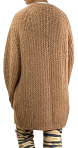 Cárdigan Tejido Café