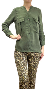 Blusa Verde Botones