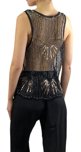 Polera Gaza Mostacillas