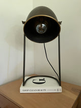 Lámpara sobremesa metal bronce