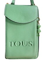 Billetera Bandolera Verde Pastel