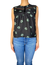 Blusa Negra Floral