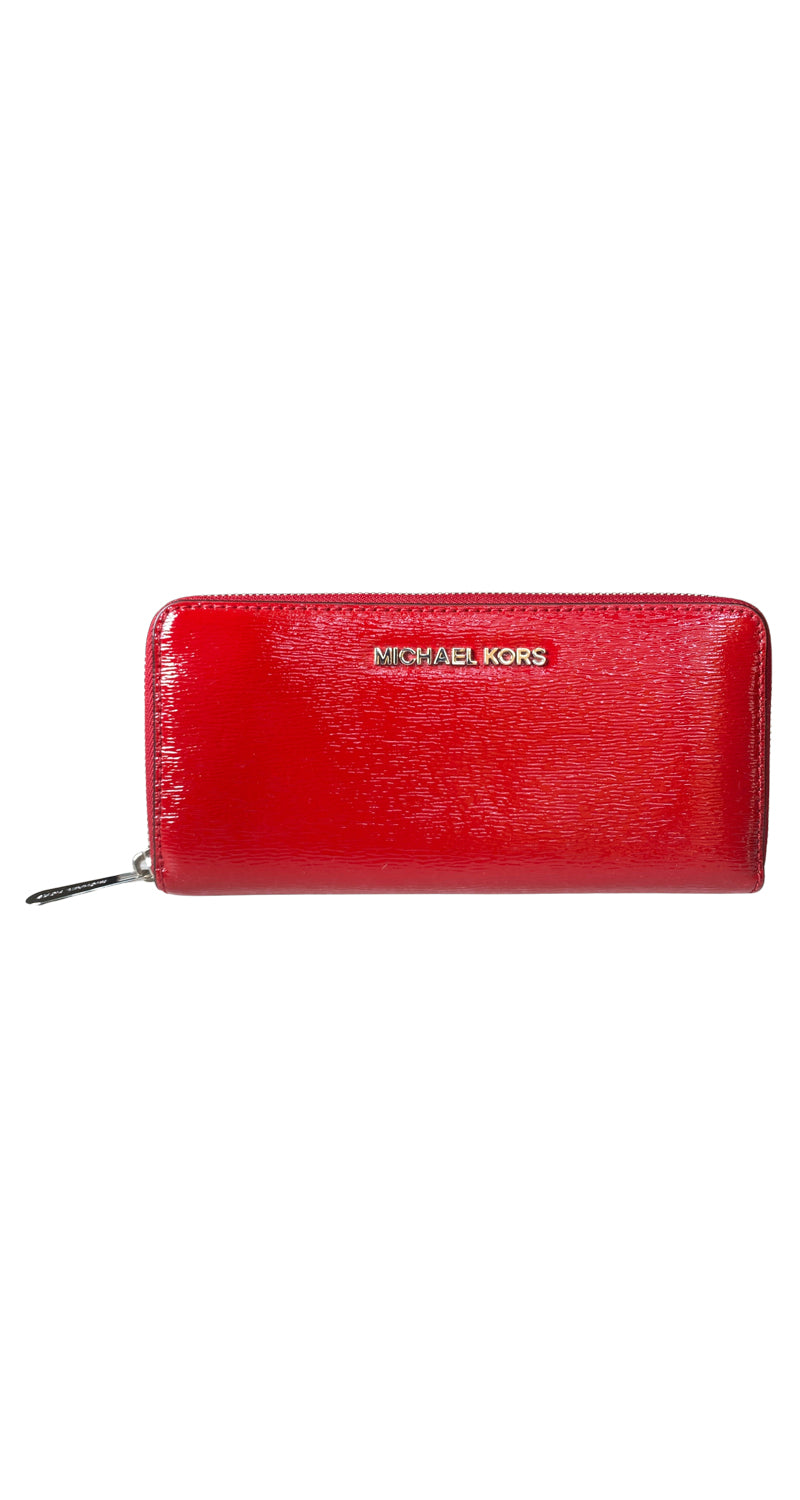 Billetera Charol Roja MICHAEL KORS – Market People