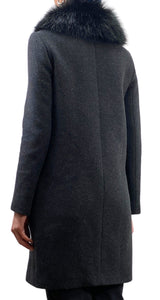 Abrigo Negro Lana