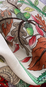 Pañuelo Seda Hongos