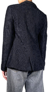 Blazer Jacquard Negro