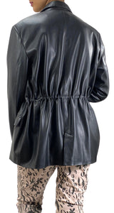 Chaqueta Ecocuero Negro