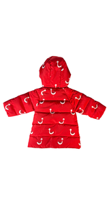 Parca Roja Estampada