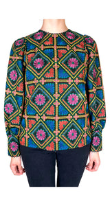 Blusa Bordado Multicolor