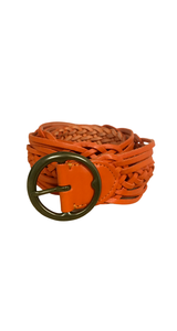Cinturón Trenzado Naranjo