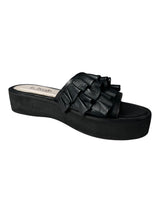 Sandalias de Plataforma Simil Cuero