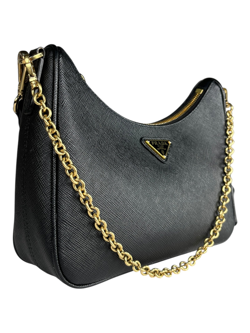 Cartera Negra Cuero