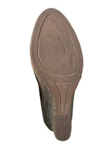 Alpargata Cuña Cuero