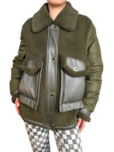 Chaqueta Bolsillos Ecocuero