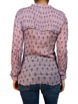 Blusa Viscosa Fibras Metalizadas