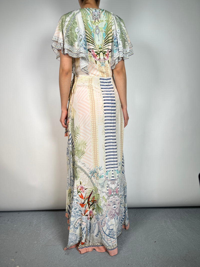 Vestido Seda Aplicaciones
