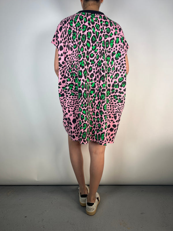 Vestido Leopard Fucsia