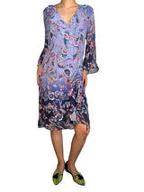 Vestido Seda Flores