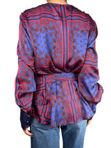 Blusa Viscosa Wrap
