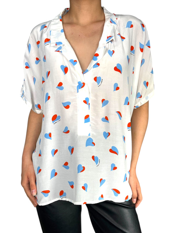 Blusa Viscosa Corazones