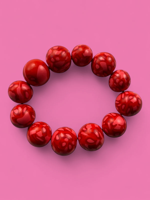 Pulsera Esferas Rosa