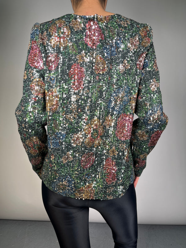 Blusa Pelagie Lentejuelas