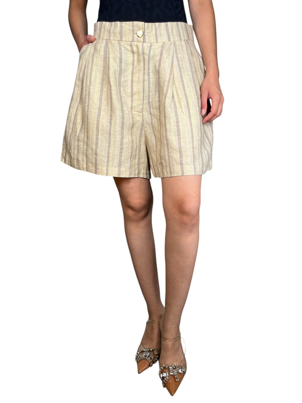 Shorts Rayas Lurex